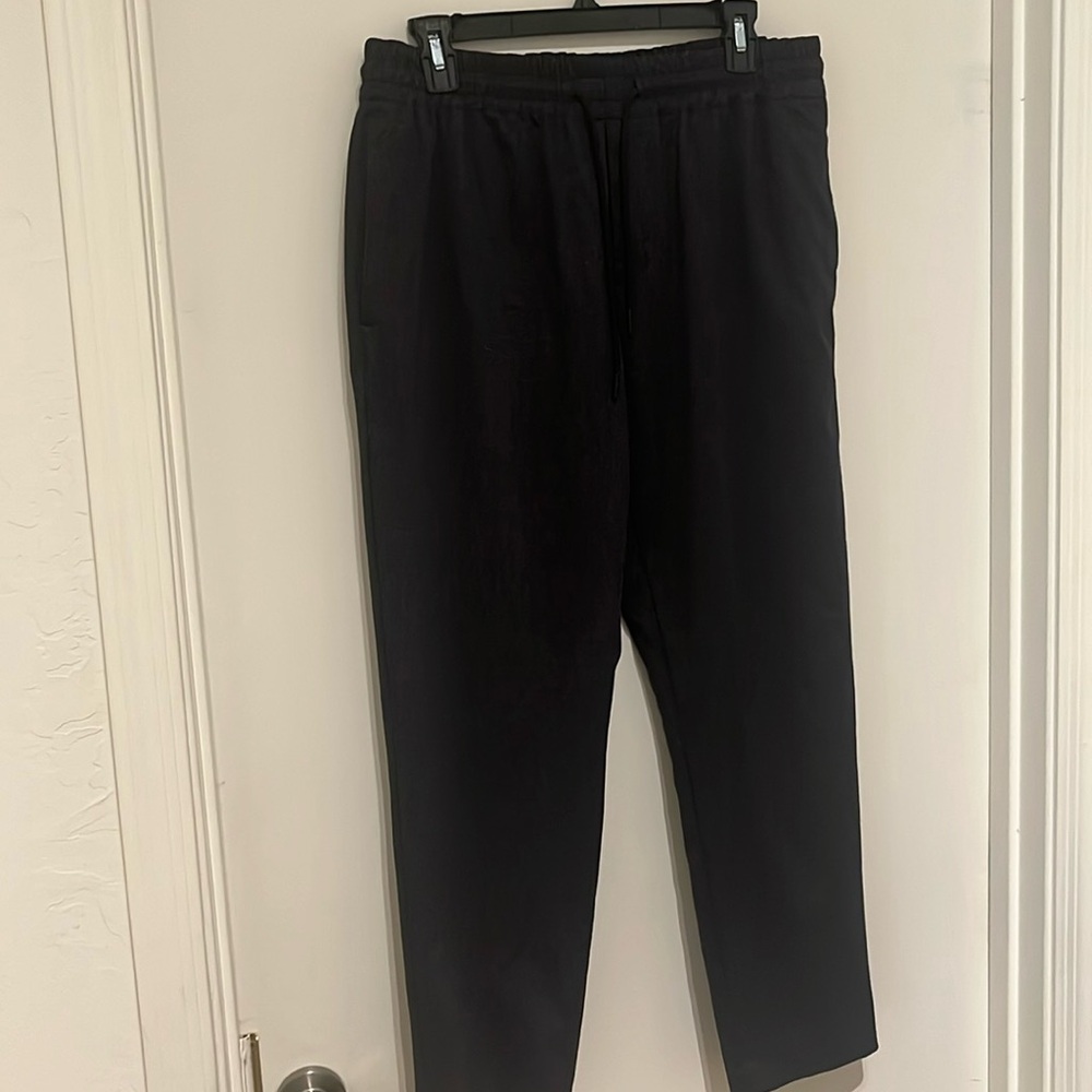 JF J. Ferrar slim 360 stretch Charcoal sz Lrg JoggerSlacks